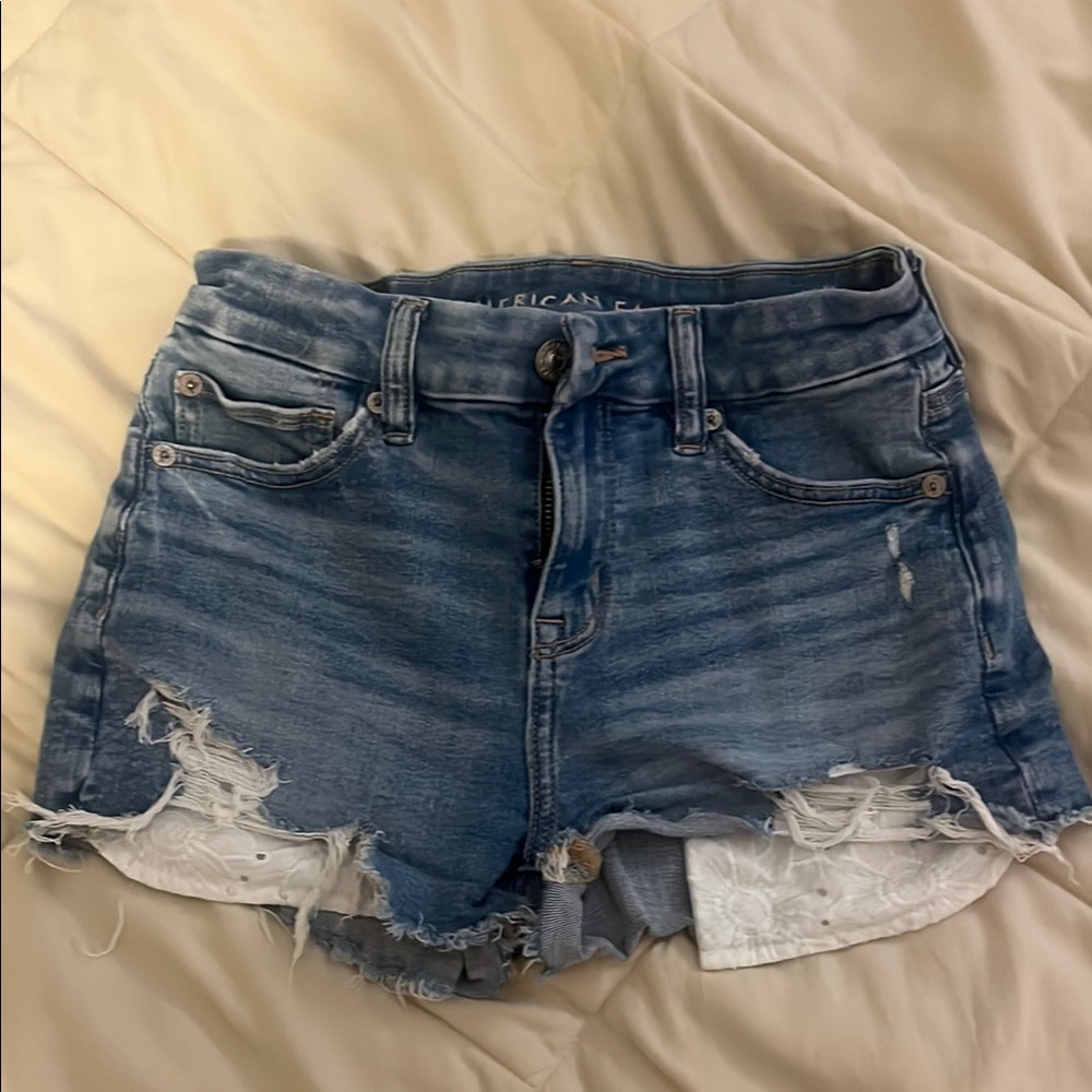 American Eagle Outfitters Blue Jean Shorts
Size: 0